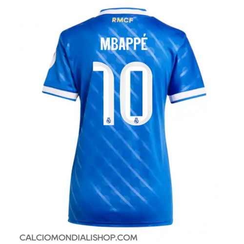 Maglie da calcio Real Madrid Kylian Mbappe #10 Terza Maglia Femminile 2025-26 Manica Corta